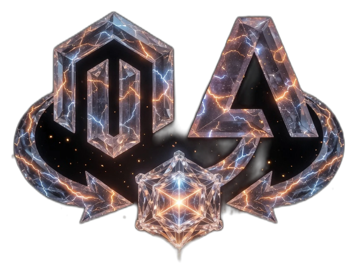 Crystal Magento and Adobe Commerce marks with arrows to a modern core